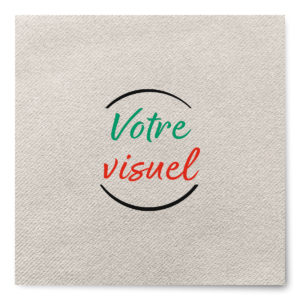 Serviette intissé 40 x 40 cm • A personnaliser