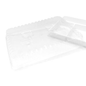 Couvercle Cristal pour plateau repas 29 x 22 cm