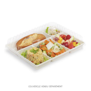 Plateau repas 32 x 26 cm PS Blanc