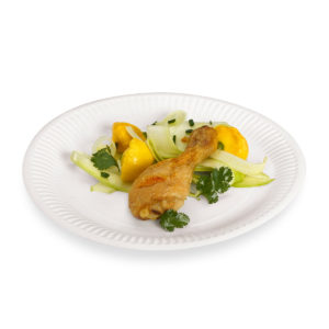 Assiette carton Blanche