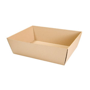 Corbeille carton micro-cannelure Kraft