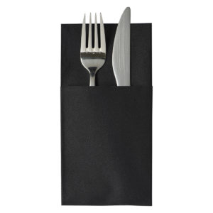 Serviette pochette lunch intissé 30 x 40 cm