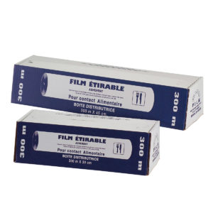 Film étirable avec boite distributrice