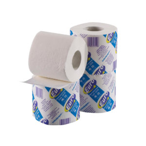 Rouleau papier toilette ménager pure ouate 25 mètres Blanc x48