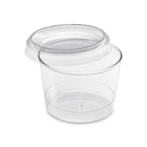 Verrine bodega et couvercle Cristal