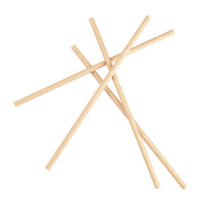 Paille papier diamètre 6 mm Naturel