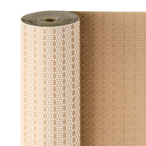 Papier cadeau 0,70 x 50 m Kraft vergé décor Sapins